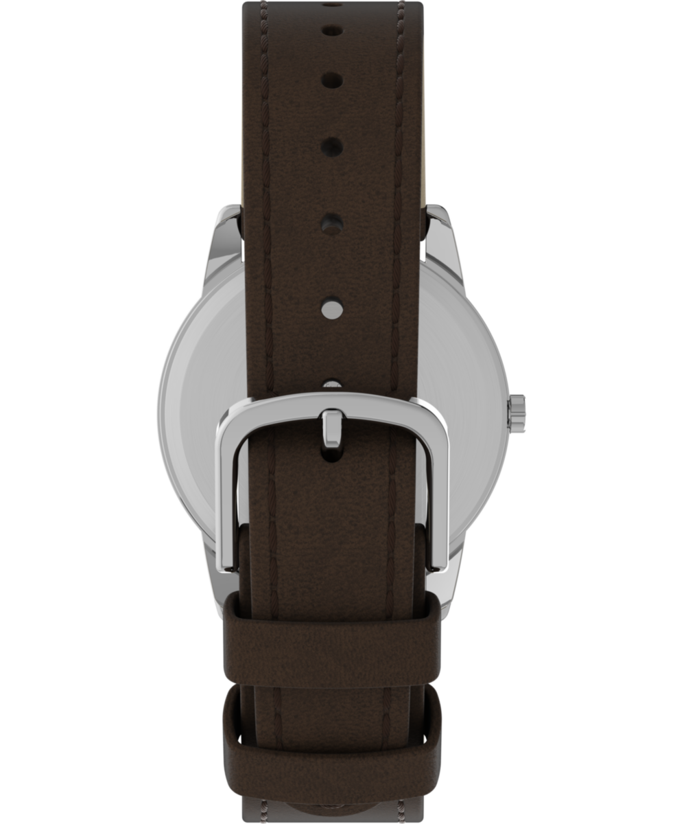 Heritage Easy Reader Day Date 35mm Leather Strap Watch