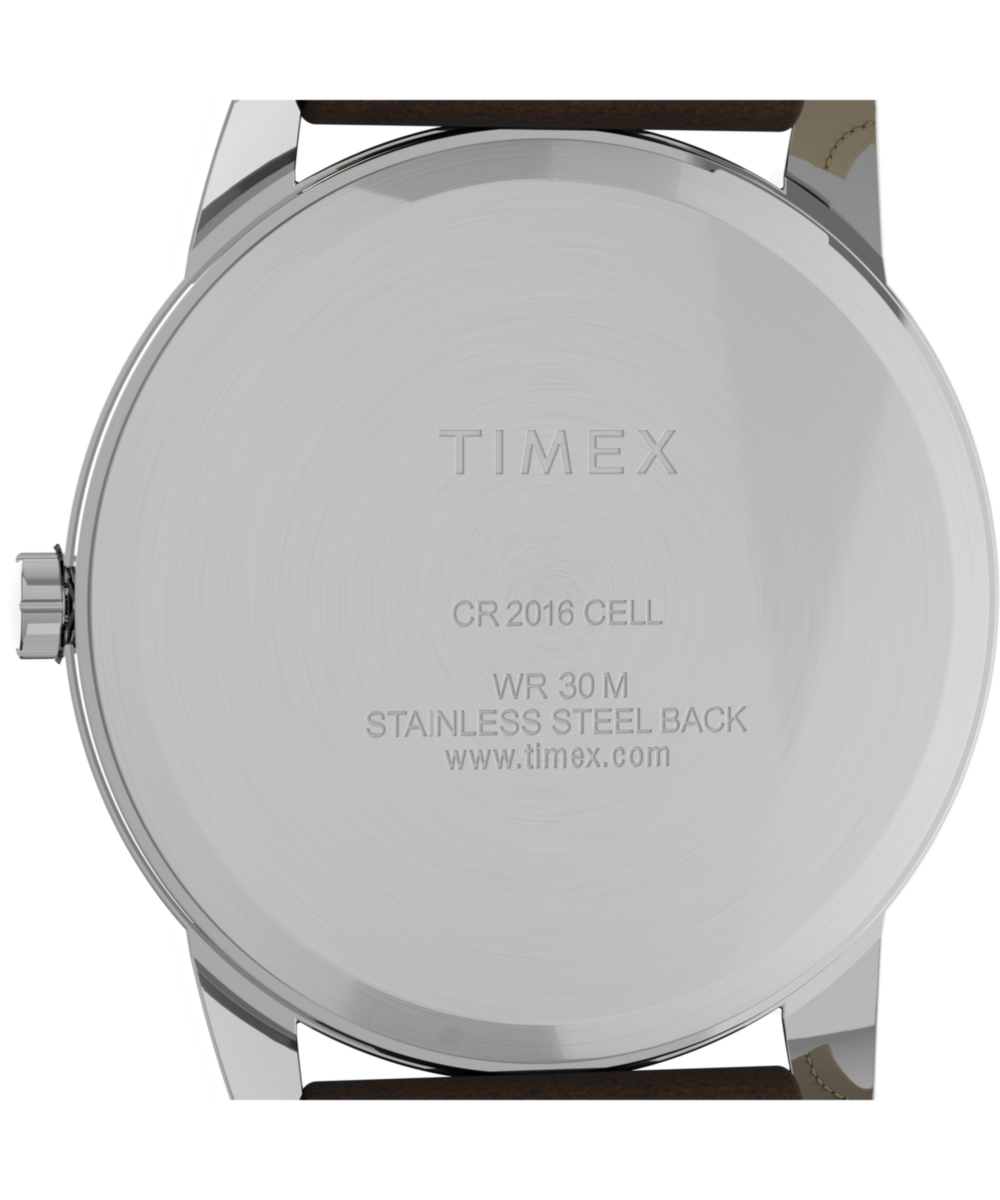 Heritage Easy Reader Day Date 35mm Leather Strap Watch