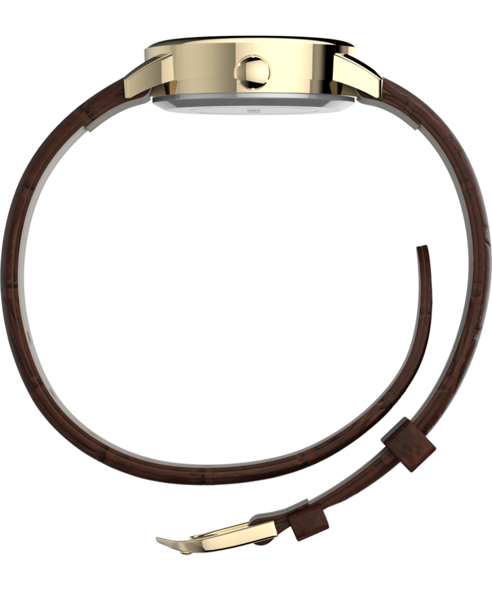 Heritage Easy Reader 25mm Leather Strap Watch