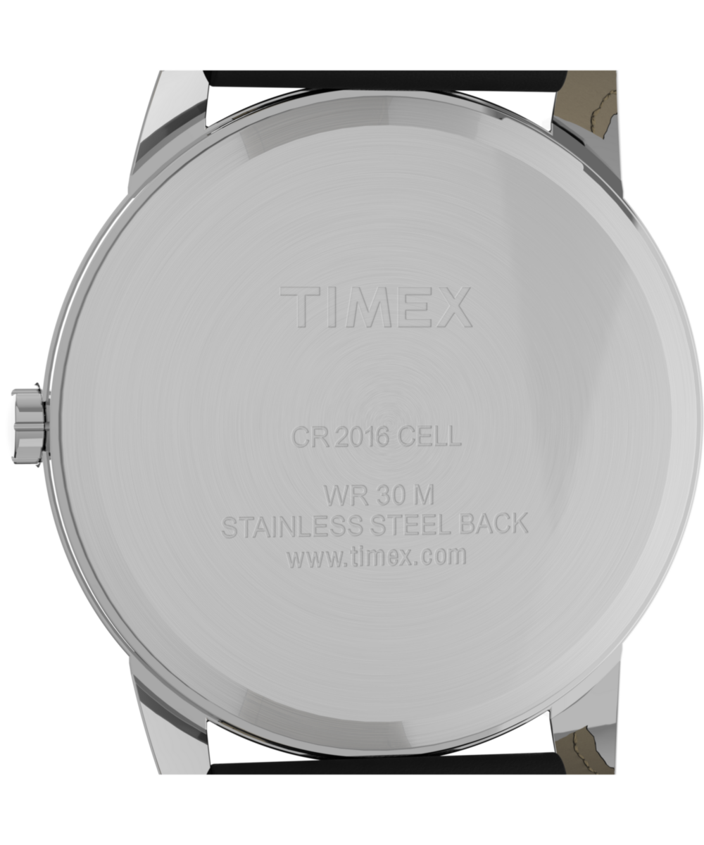 Heritage Easy Reader 35mm Leather Strap Watch