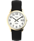 Heritage Easy Reader 35mm Leather Strap Watch