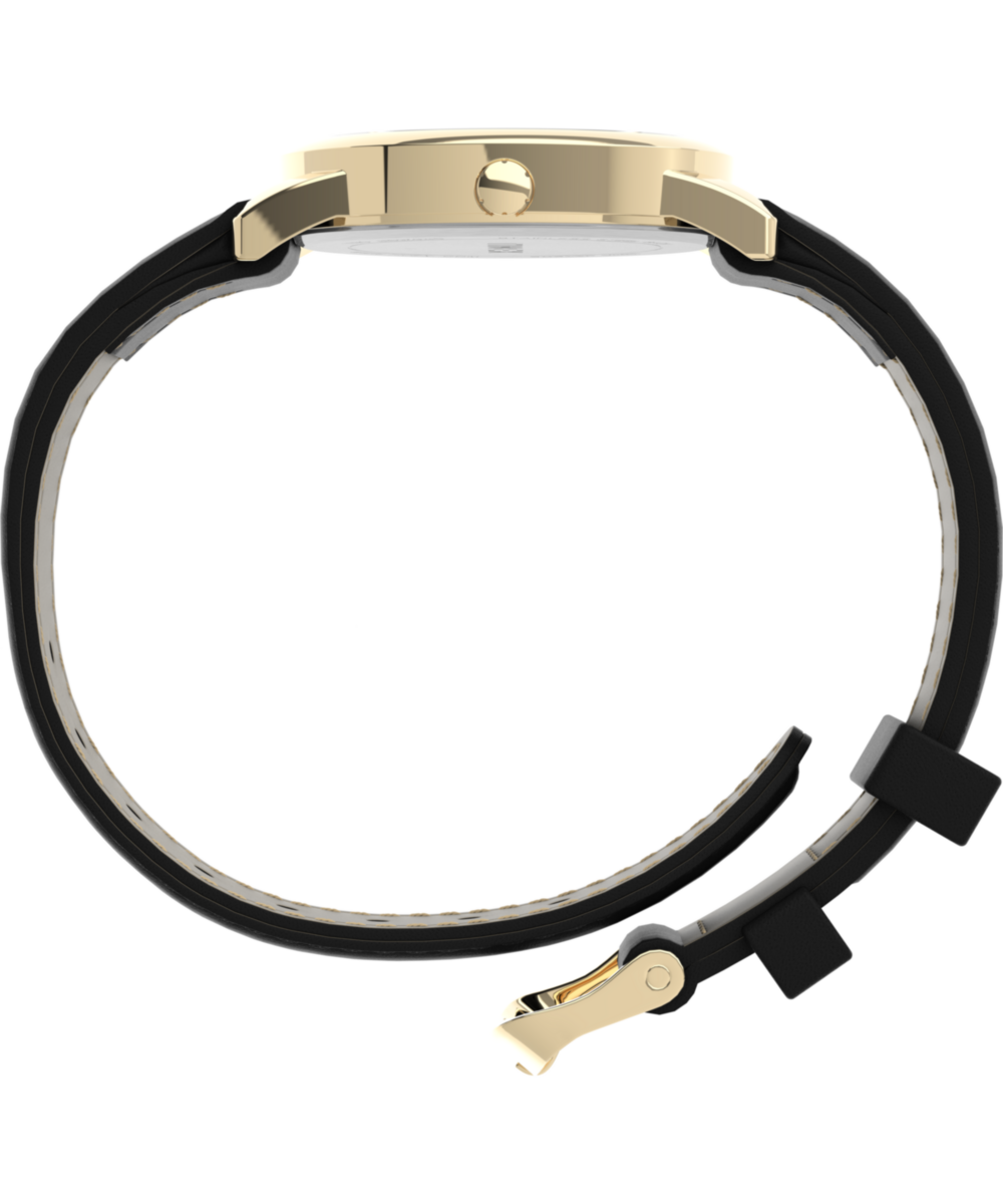Heritage Easy Reader 35mm Leather Strap Watch