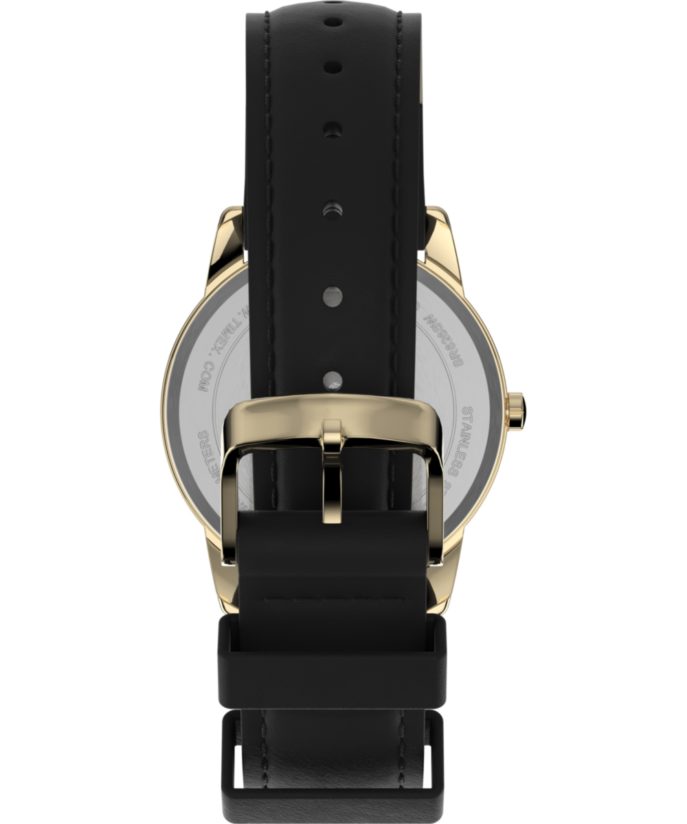Heritage Easy Reader 35mm Leather Strap Watch