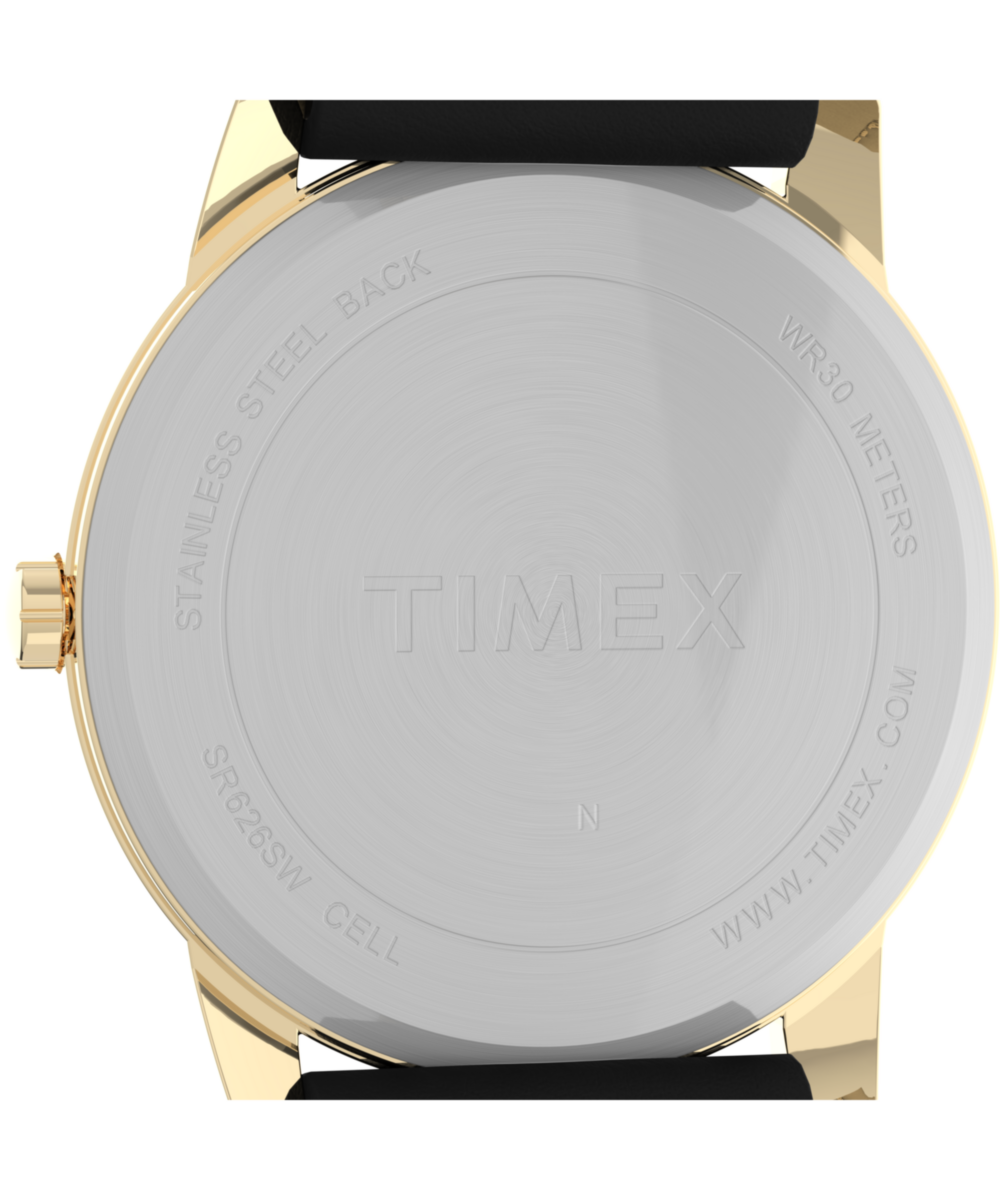 Heritage Easy Reader 35mm Leather Strap Watch