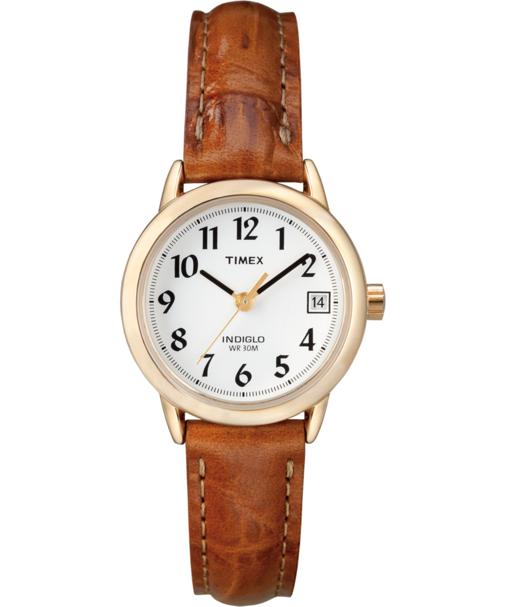 Heritage Easy Reader 25mm Leather Strap Watch