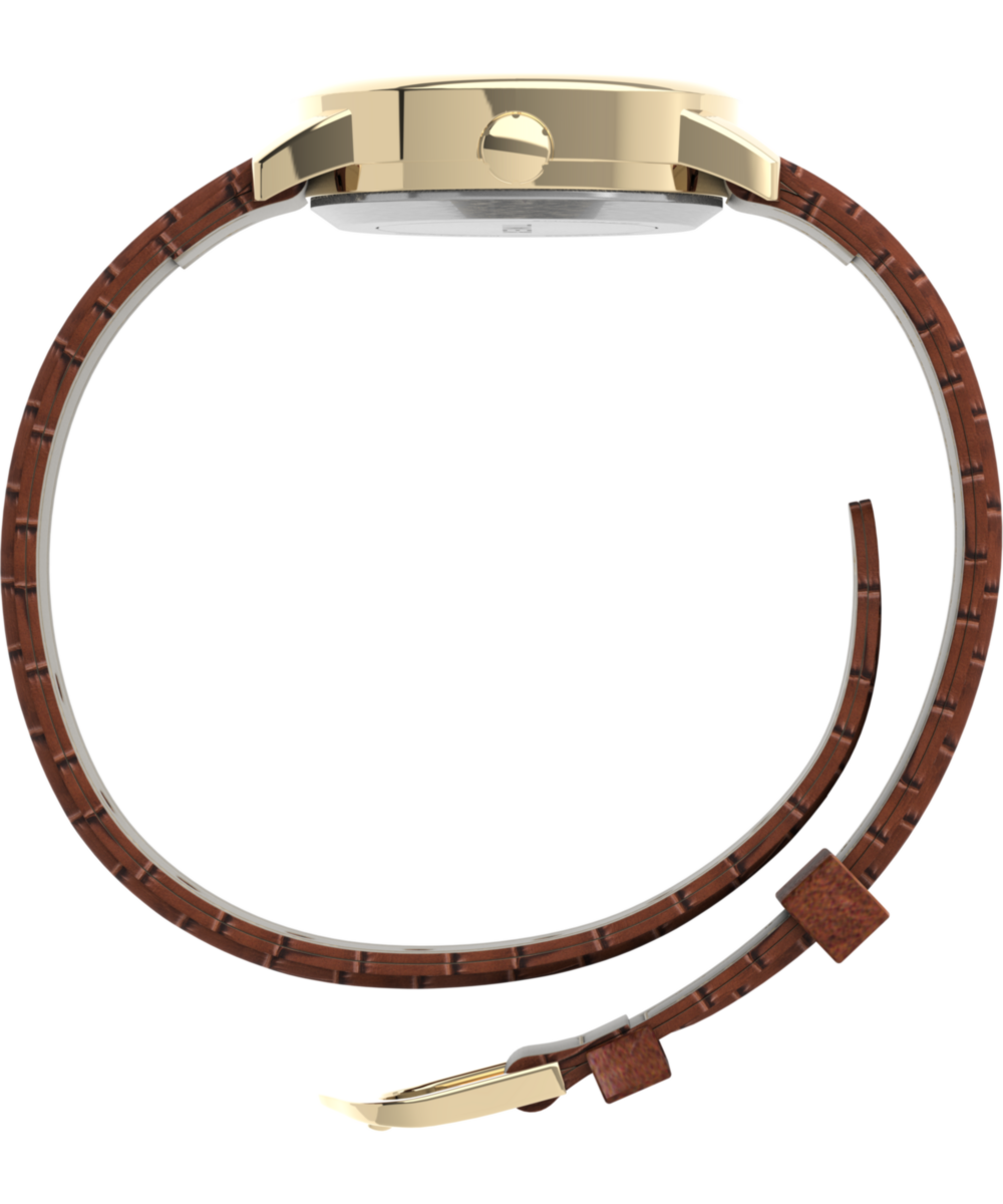 Heritage Easy Reader 25mm Leather Strap Watch