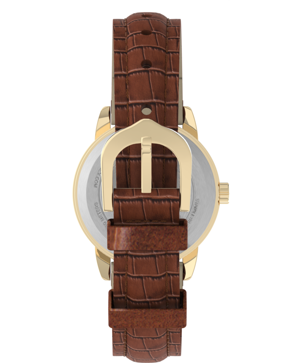 Heritage Easy Reader 25mm Leather Strap Watch