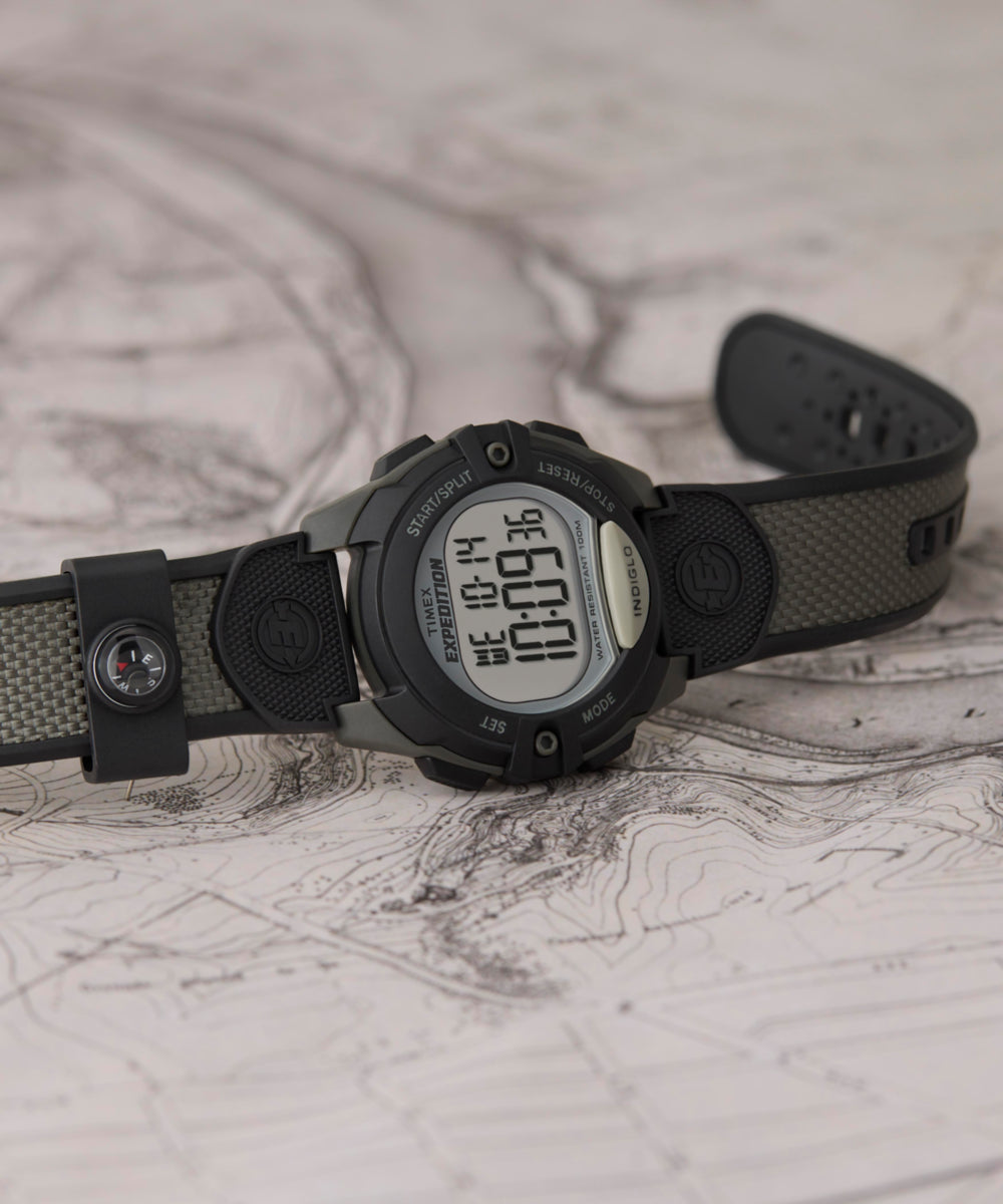 Heritage Expedition Chrono Alarm Timer 41mm Resin Strap Watch