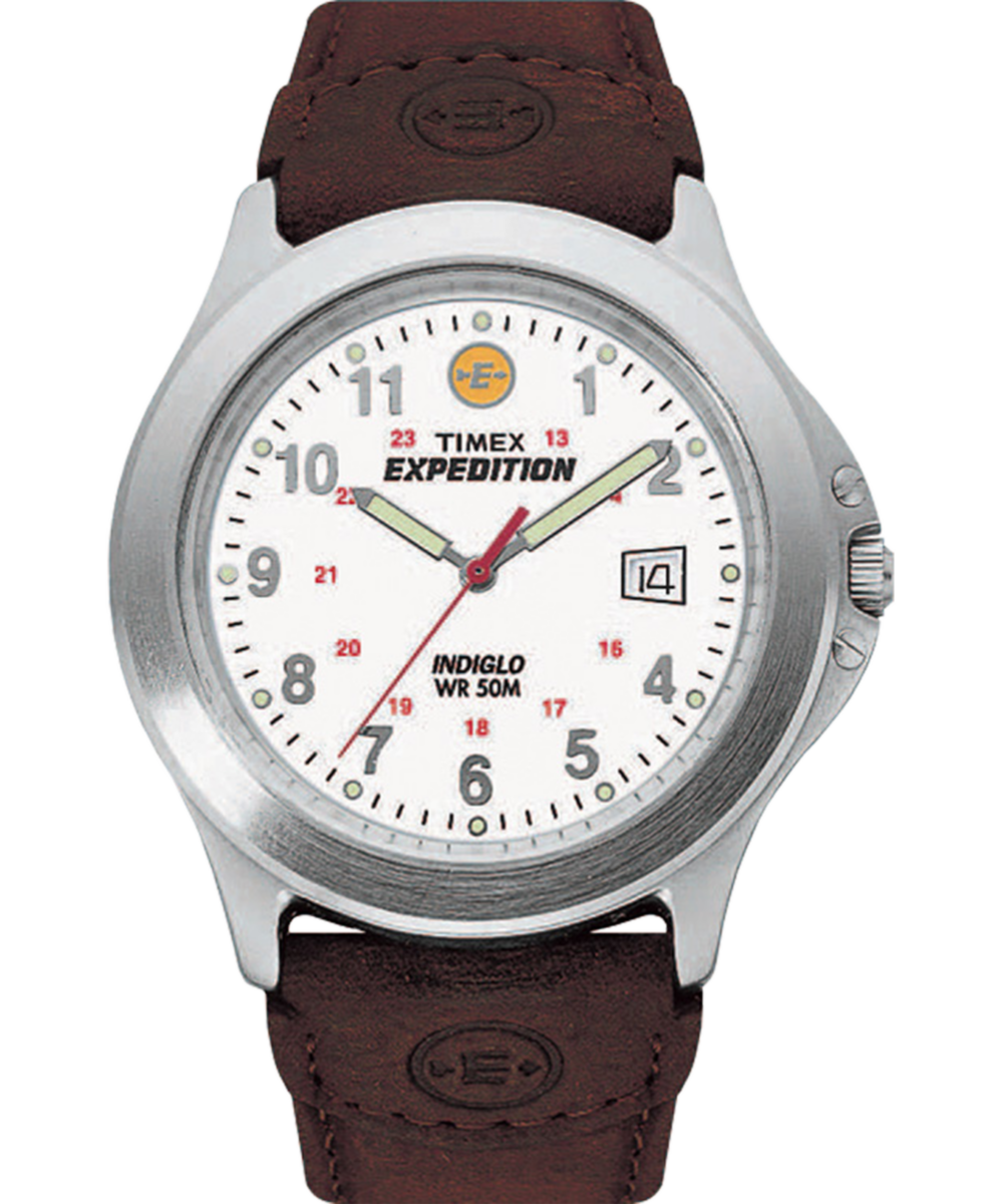 Heritage Expedition Metal Field 40mm Leather Strap Watch