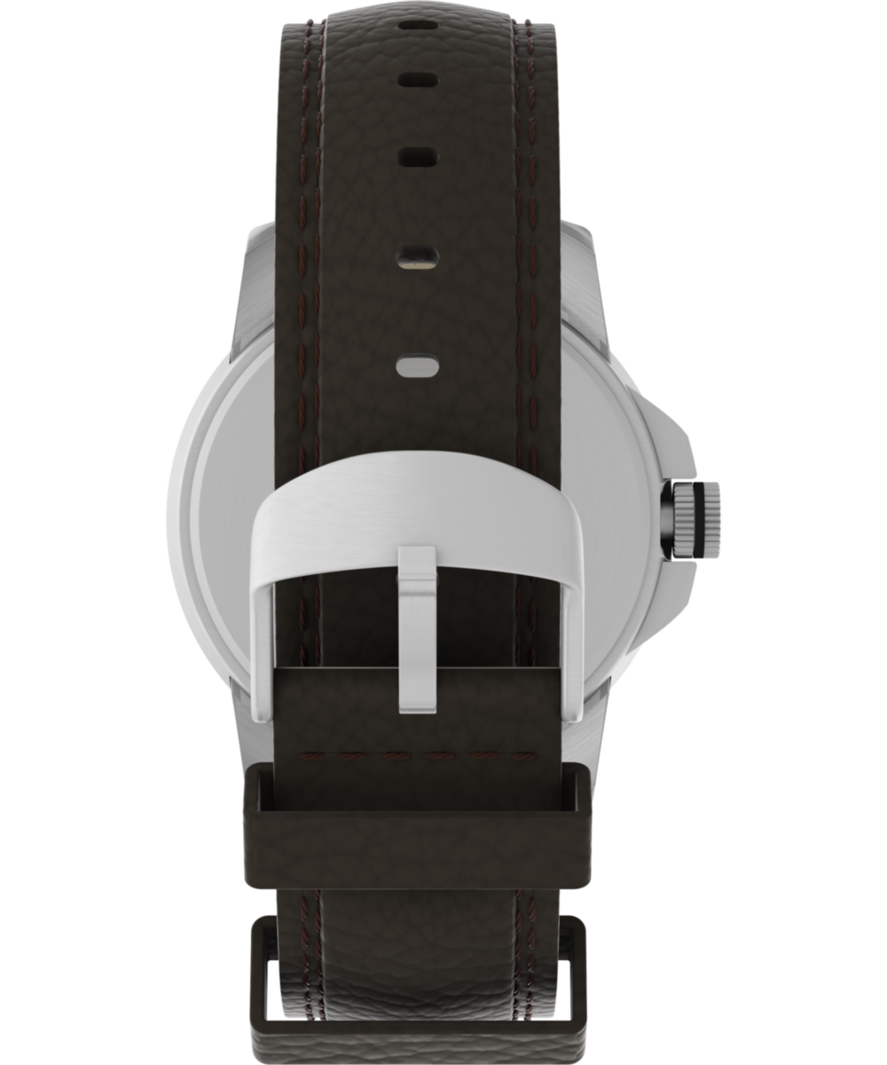 Heritage Expedition Metal Field 40mm Leather Strap Watch