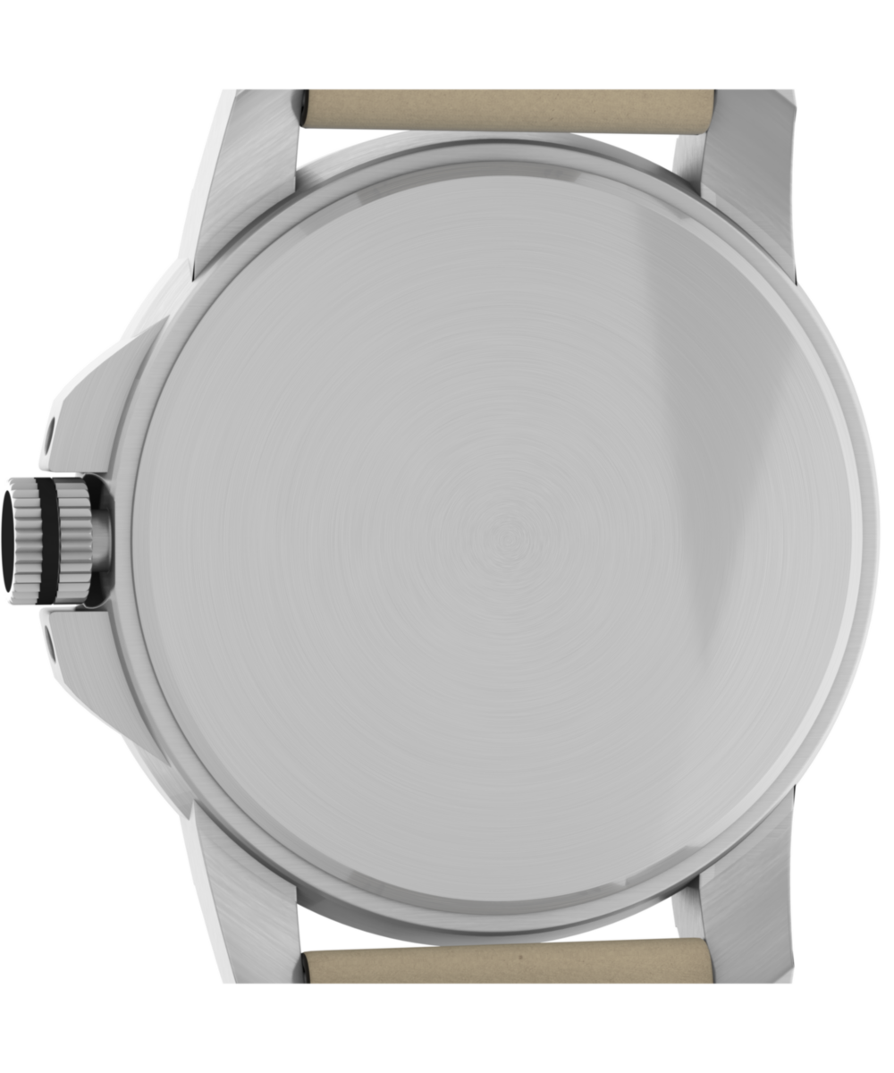 Heritage Expedition Metal Field 40mm Leather Strap Watch