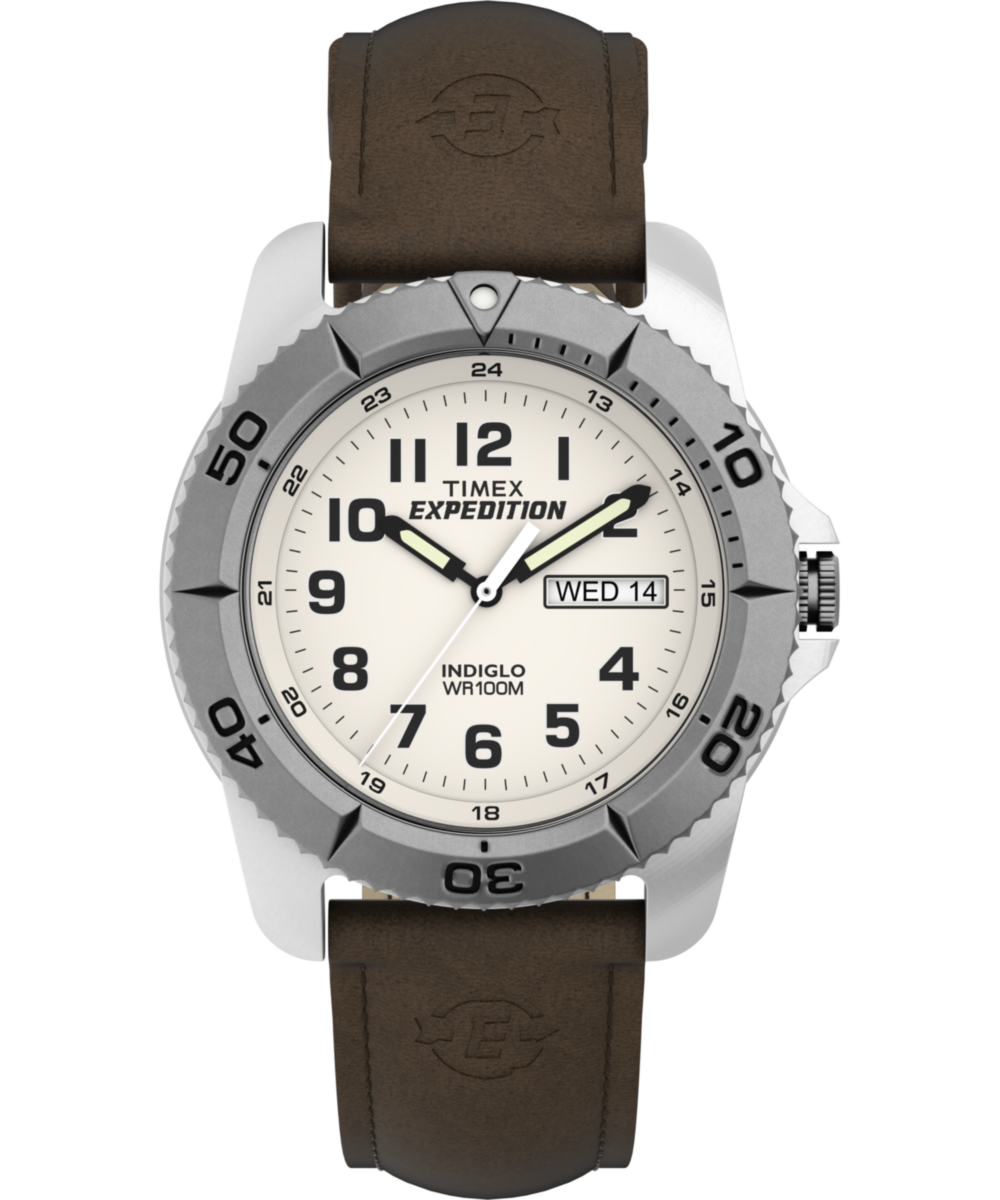 Heritage Expedition Traditional 40mm Leather Strap Watch