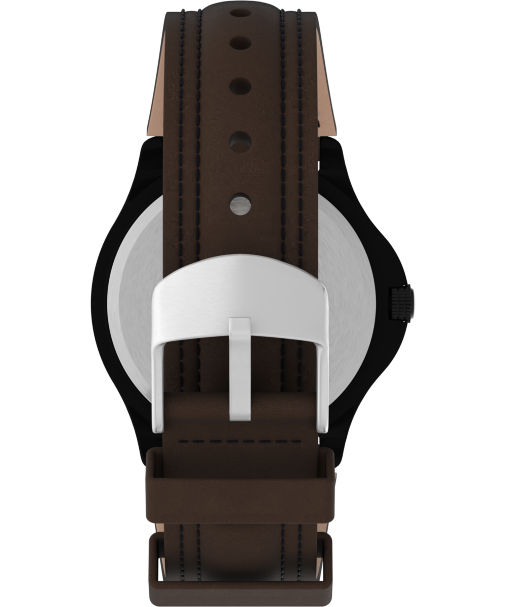 Heritage Expedition Metal Field 40mm Leather Strap Watch