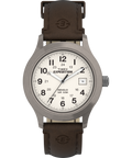 Heritage Expedition Metal Field 37mm Leather Strap Watch