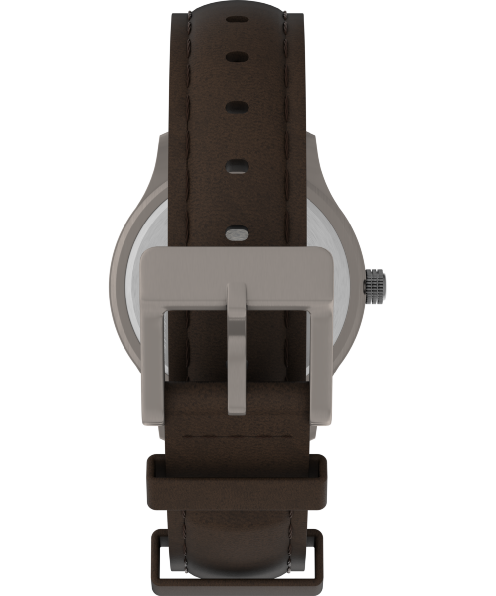 Heritage Expedition Metal Field 37mm Leather Strap Watch