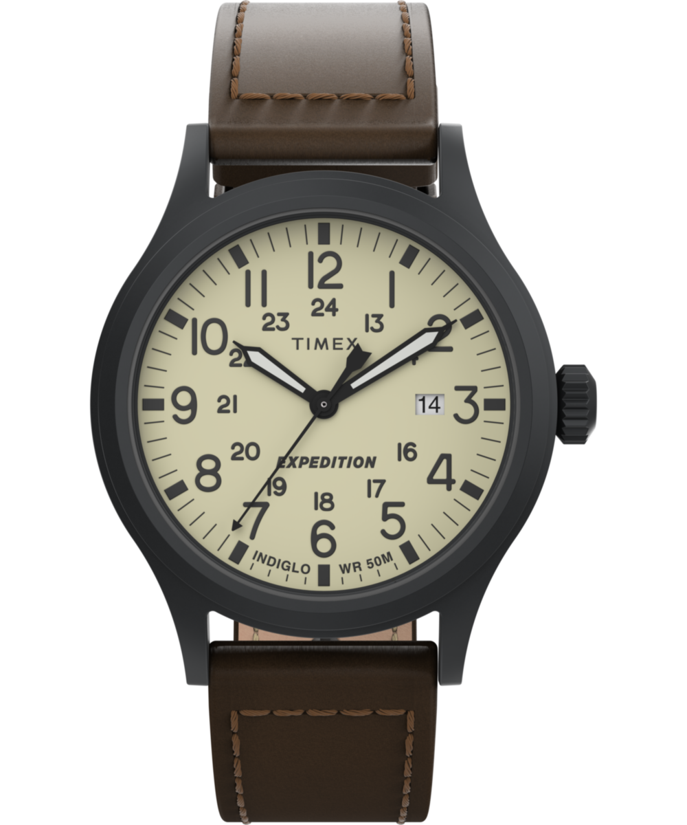 Heritage Expedition Scout 40mm Leather Strap Watch