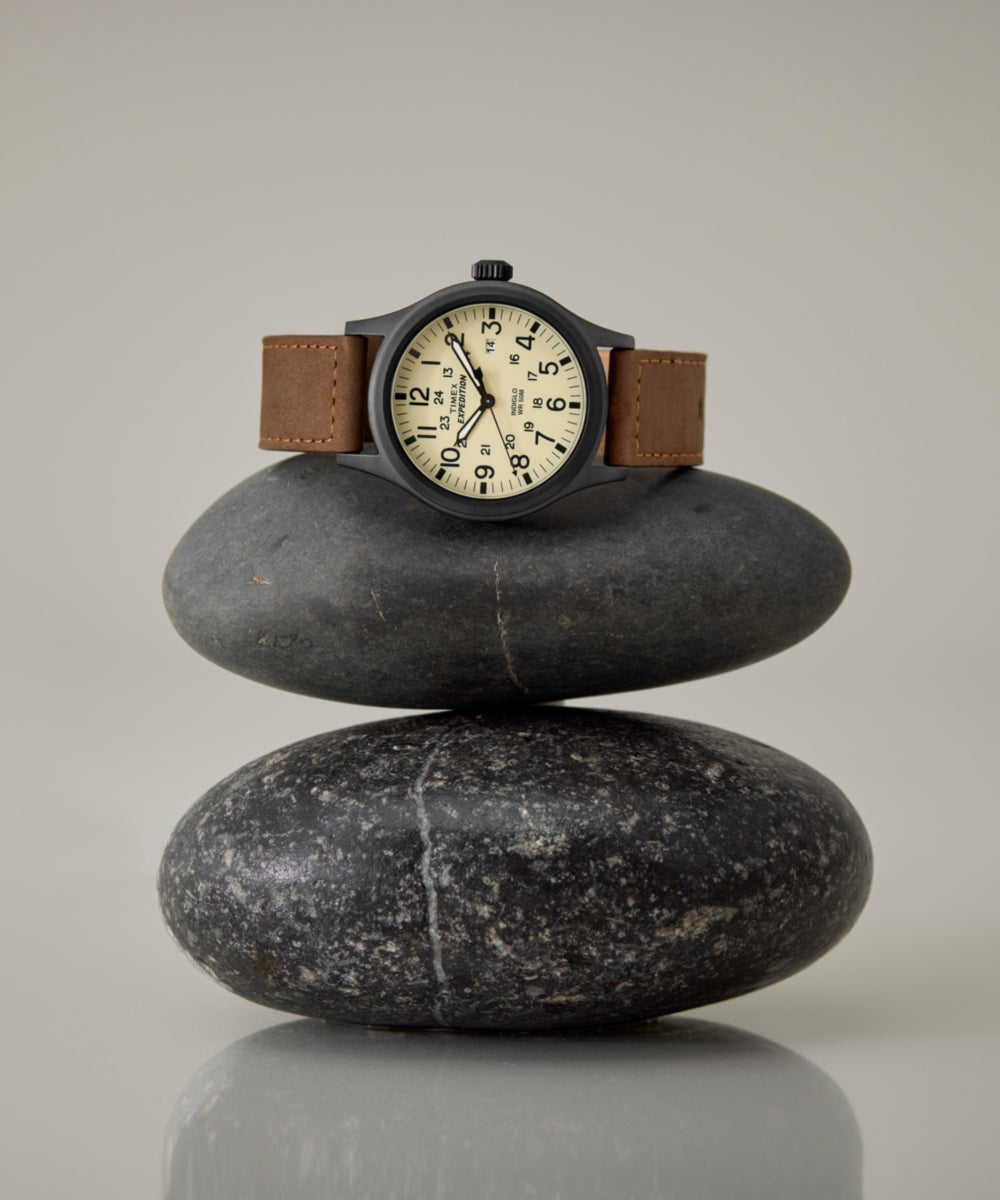 Heritage Expedition Scout 40mm Leather Strap Watch