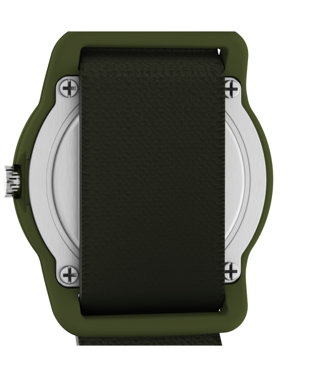 Heritage TIMEX TIME MACHINES 29mm Green Camo Elastic Fabric Kids Watch