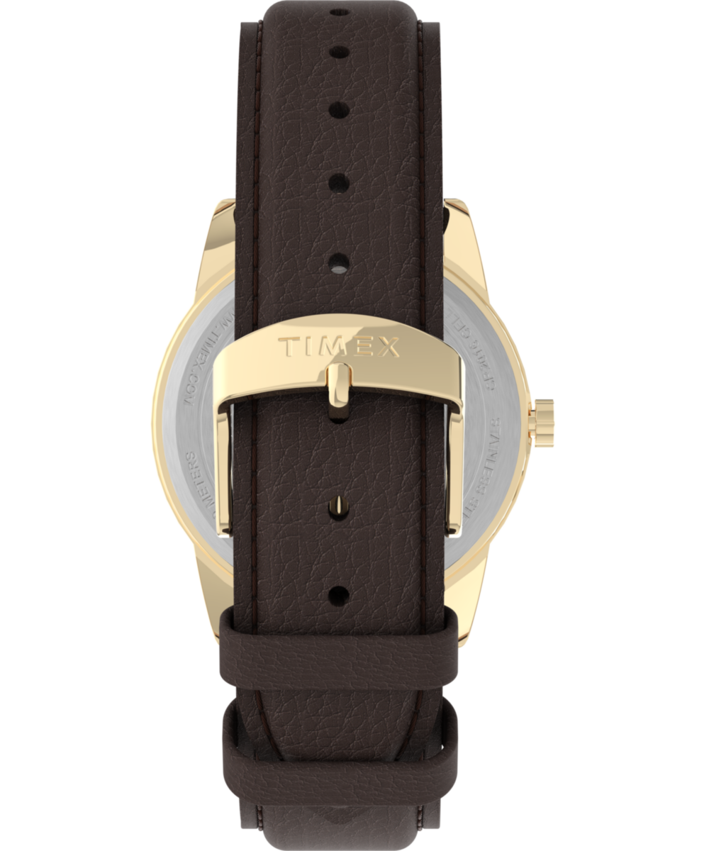 Heritage Easy Reader 38mm Leather Strap Watch