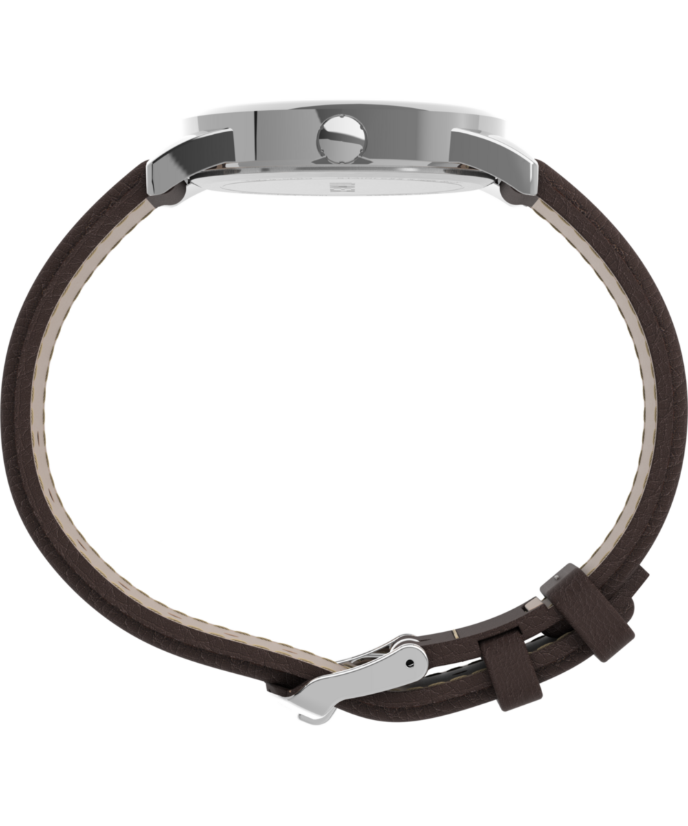 Heritage Easy Reader 38mm Leather Strap Watch