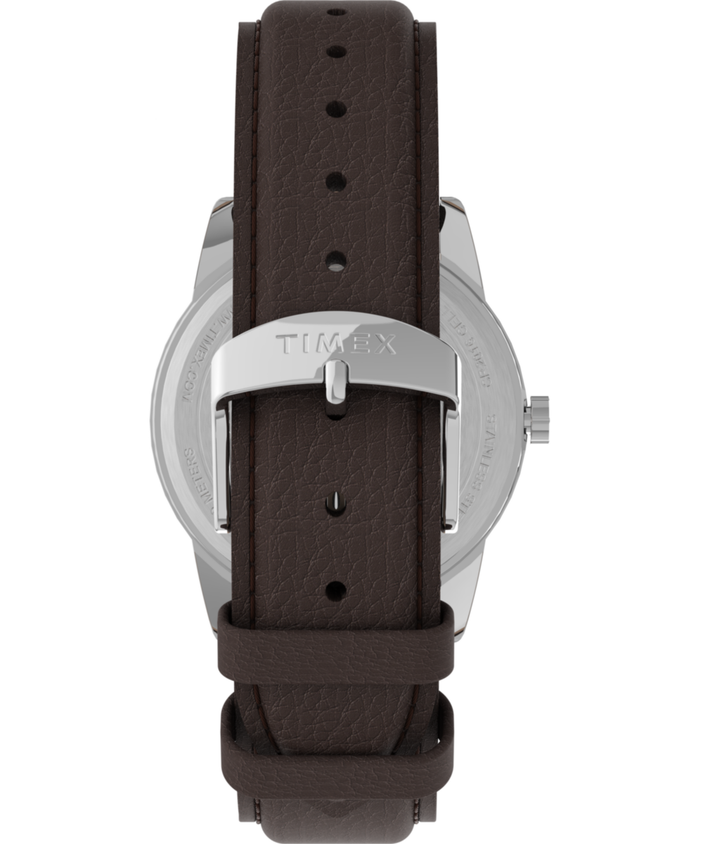 Heritage Easy Reader 38mm Leather Strap Watch