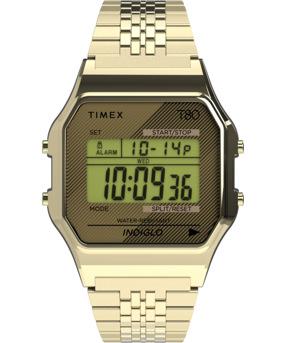 Heritage Timex T80 34mm Stainless Steel Bracelet Watch