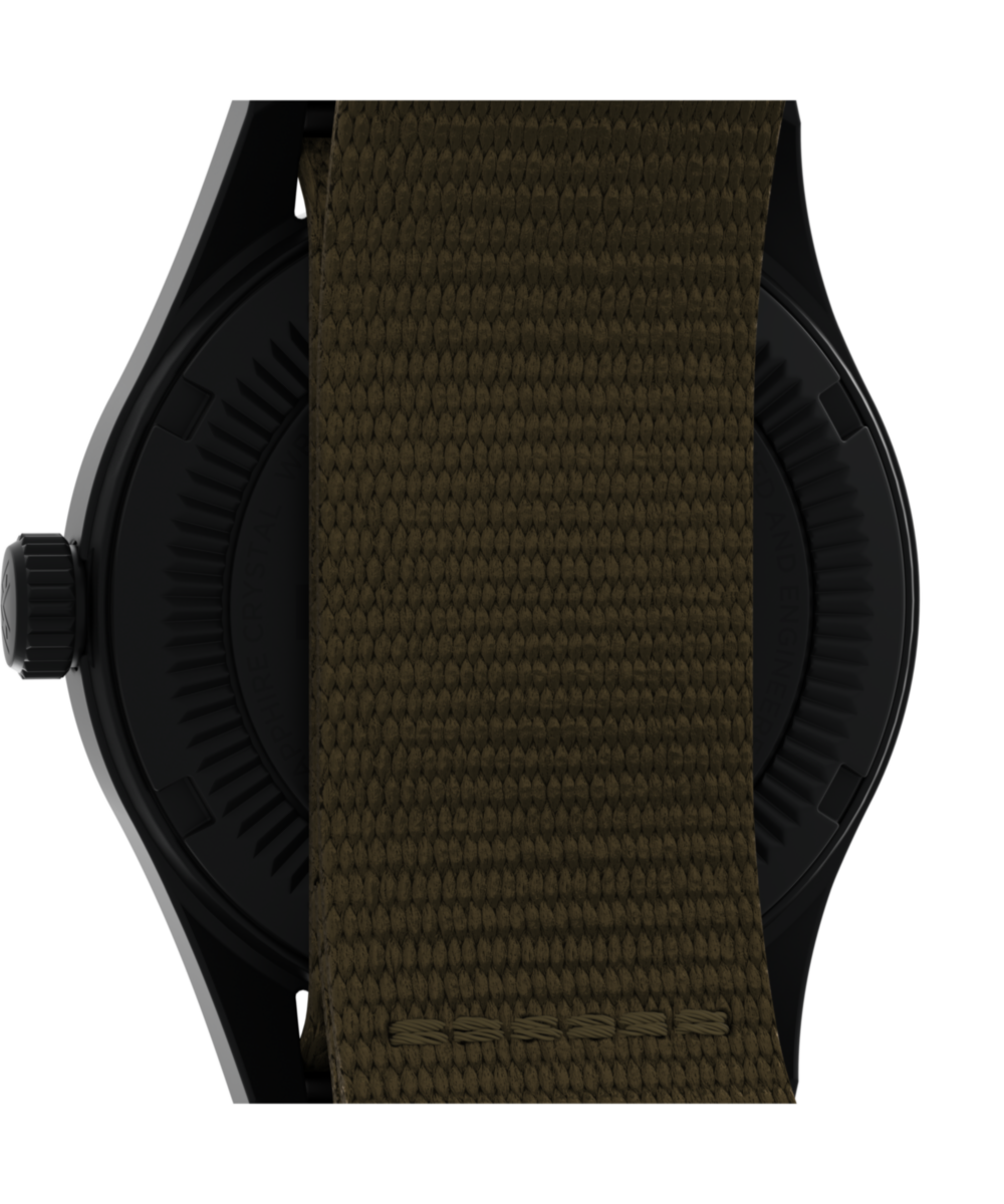 Heritage Expedition Field Post Solar 36mm Recycled Fabric Strap Watch