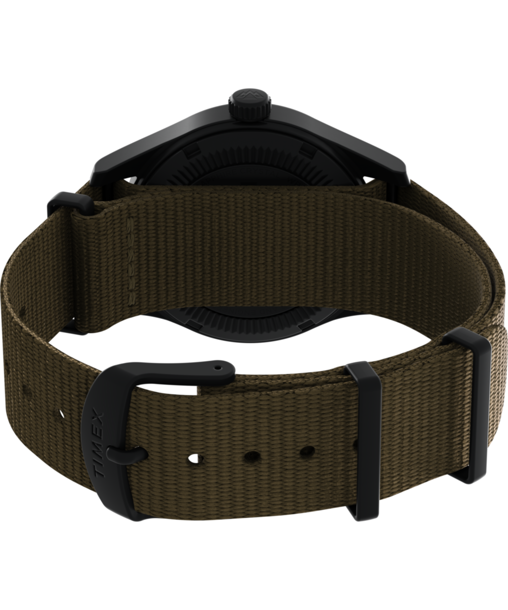 Heritage Expedition Field Post Solar 36mm Recycled Fabric Strap Watch