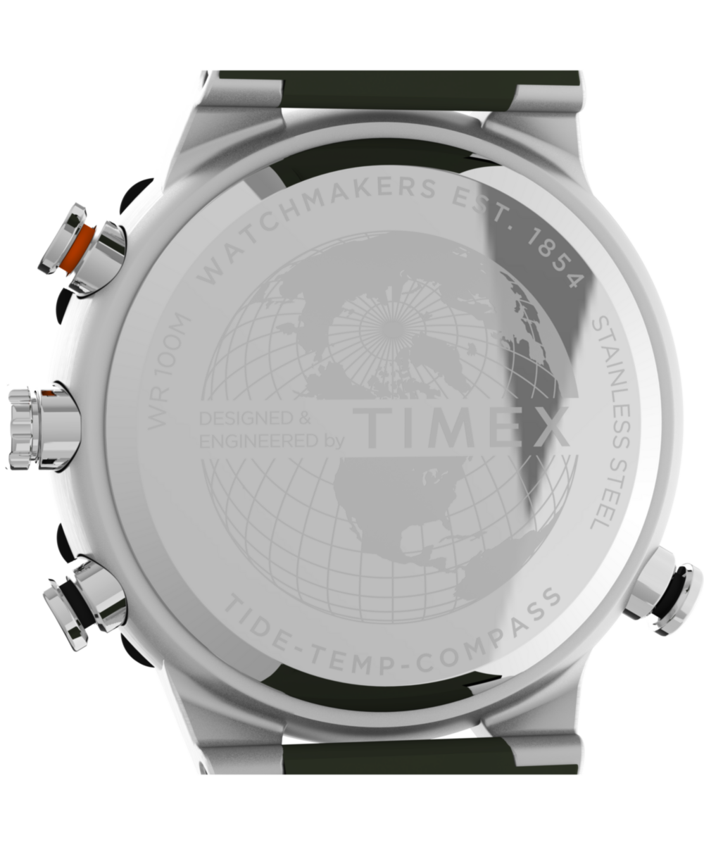 Heritage Expedition Tide-Temp-Compass 45mm Silicone Strap Watch