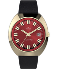 Heritage Q Timex 1972 Reissue 39mm Leather Strap Watch