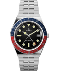 Heritage Q Timex GMT 38mm Stainless Steel Bracelet Watch