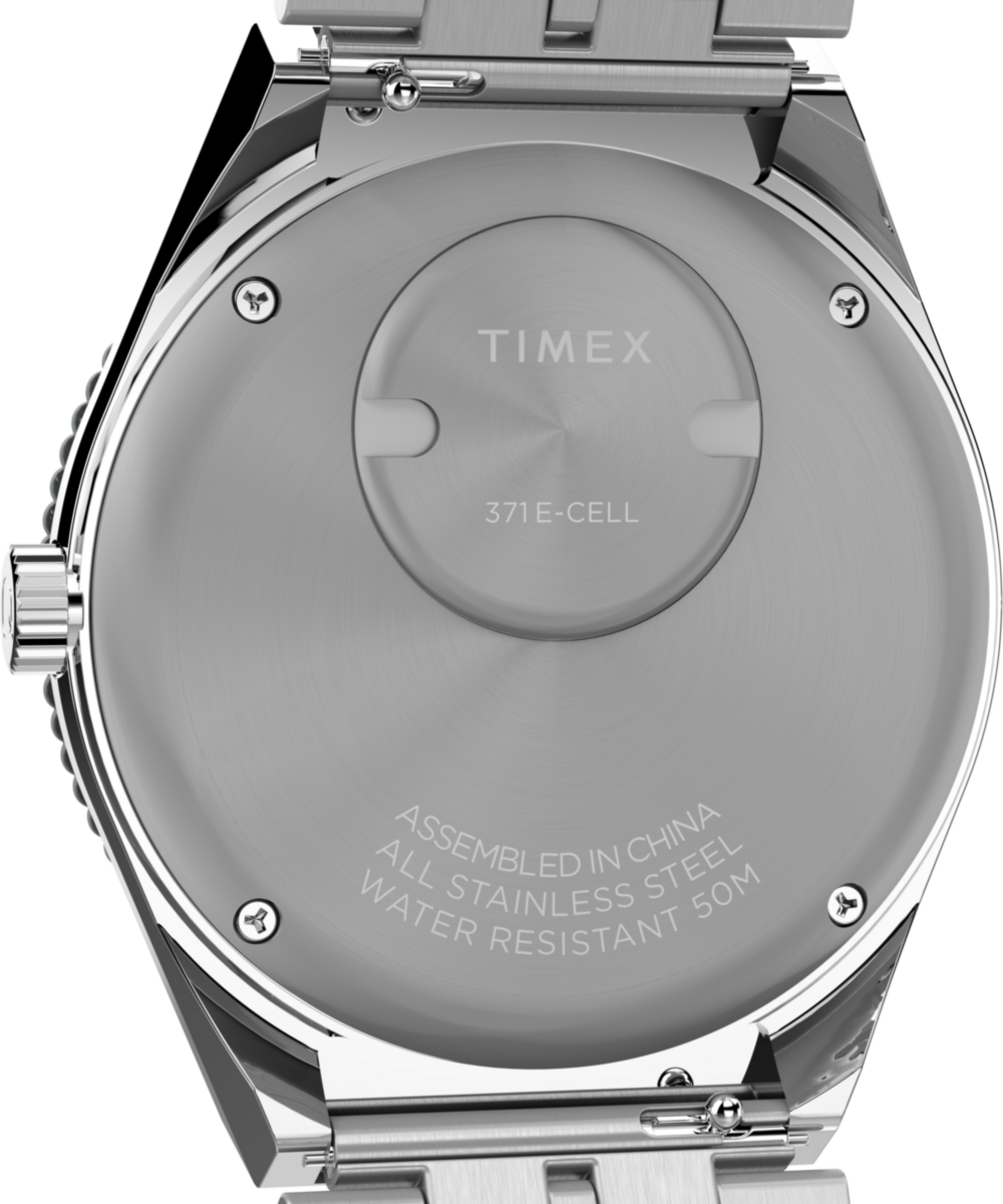 Heritage Q Timex GMT 38mm Stainless Steel Bracelet Watch