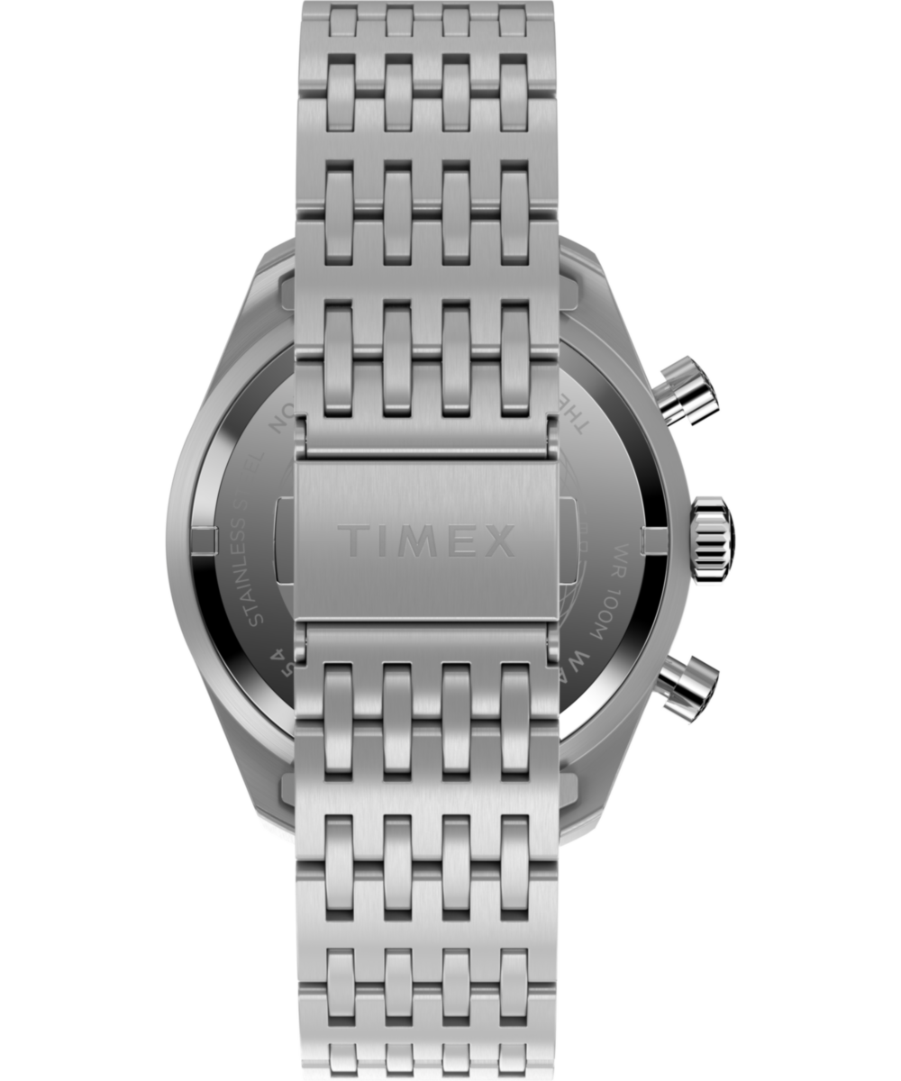 Heritage Waterbury Chronograph 41mm Stainless Steel Bracelet Watch