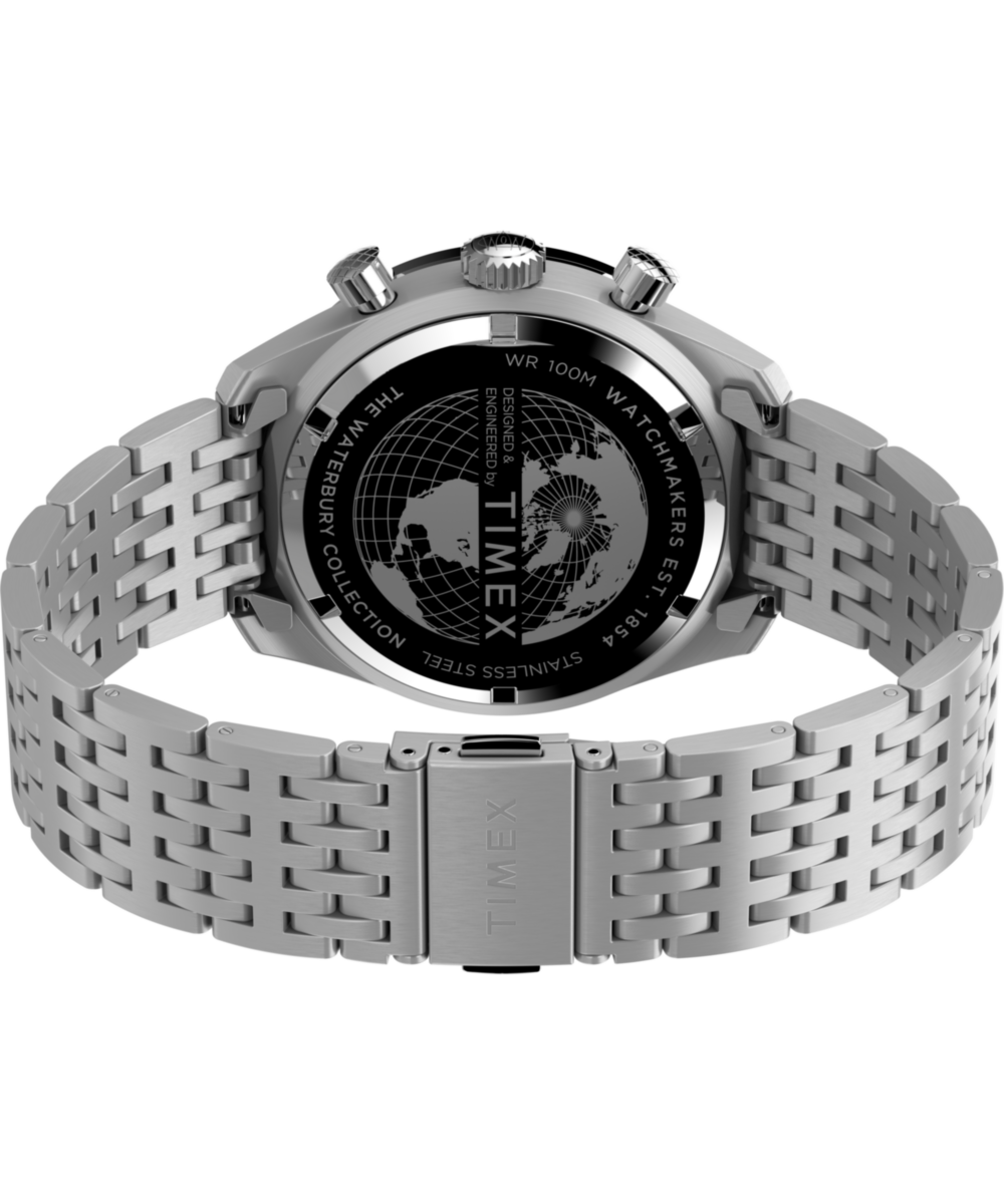 Heritage Waterbury Chronograph 41mm Stainless Steel Bracelet Watch