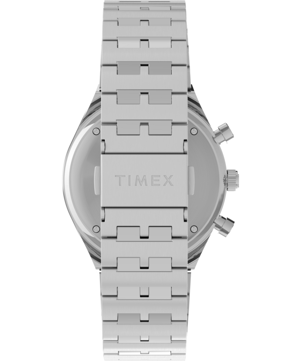 Heritage Q Timex Chronograph 40mm Stainless Steel Bracelet Watch