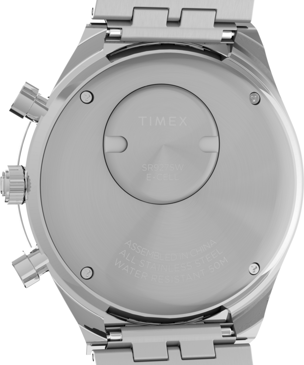 Heritage Q Timex Chronograph 40mm Stainless Steel Bracelet Watch