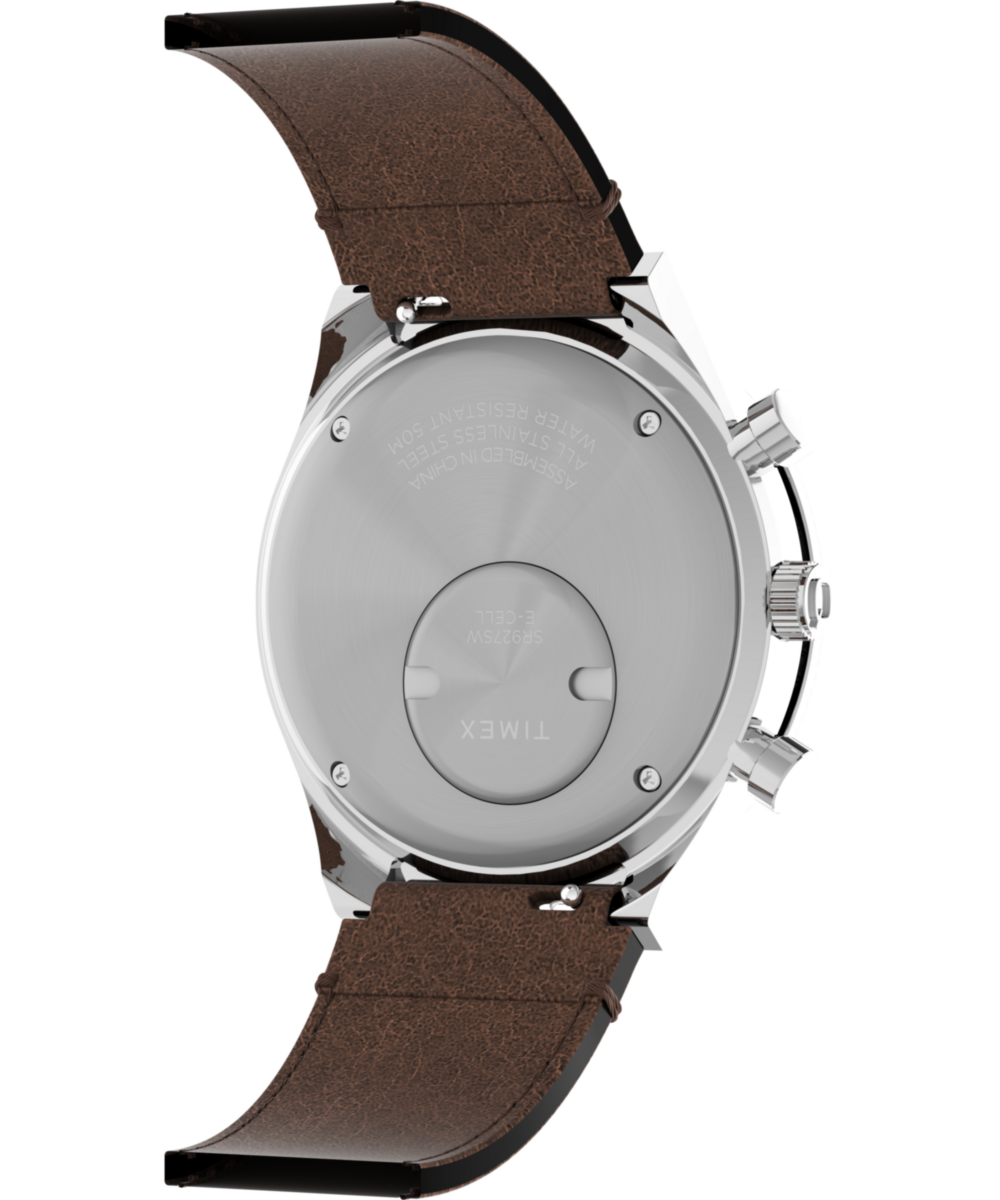 Heritage Q Timex Chronograph 40mm Leather Strap Watch
