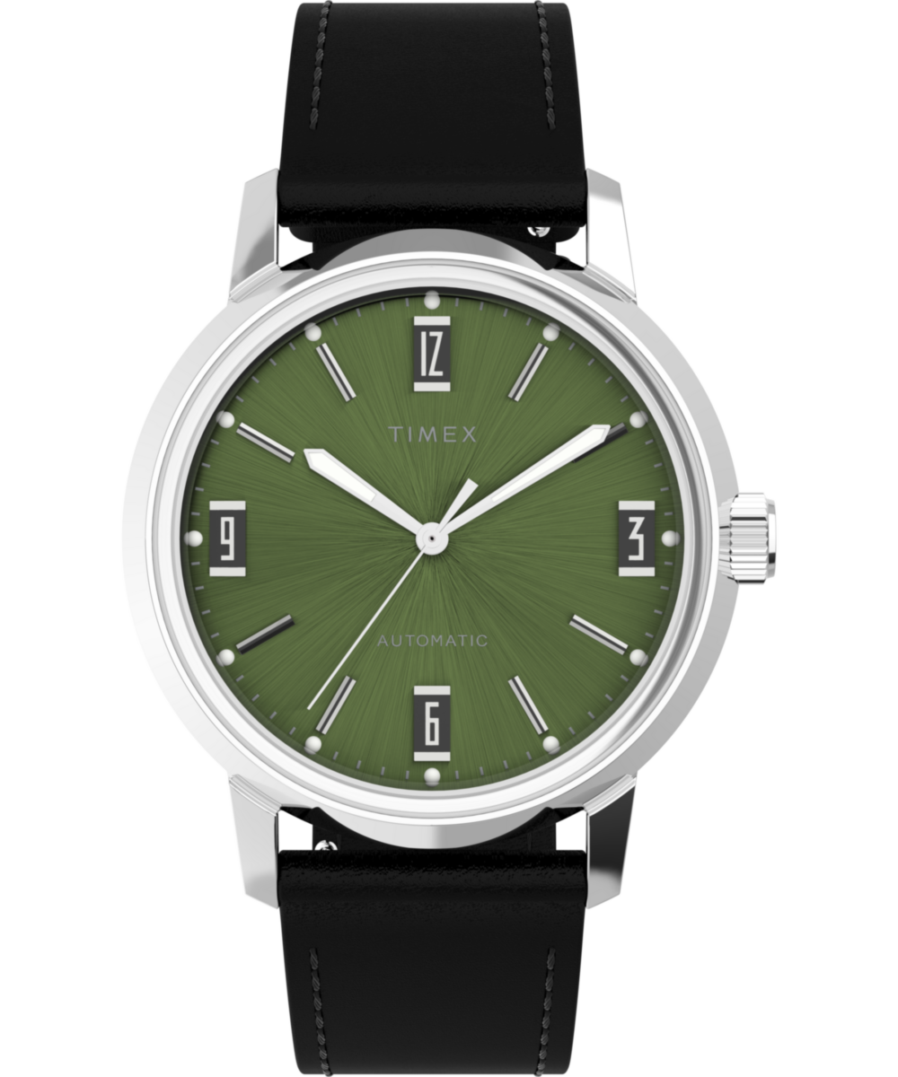 Heritage Marlin Automatic 40mm Leather Strap Watch