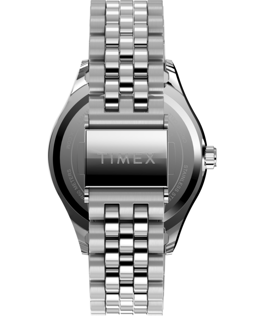 Heritage Peanuts x Timex Legacy 34mm Stainless Steel Bracelet Watch