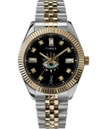 Heritage Timex Legacy x Jacquie Aiche Black Sunray Dial with Tribe Eye 36mm Stainless Steel Bracelet Watch