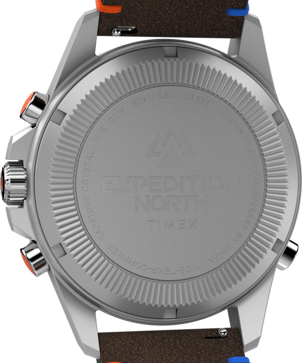 Heritage Expedition Tide-Temp-Compass 43mm Eco-Friendly Leather Strap Watch