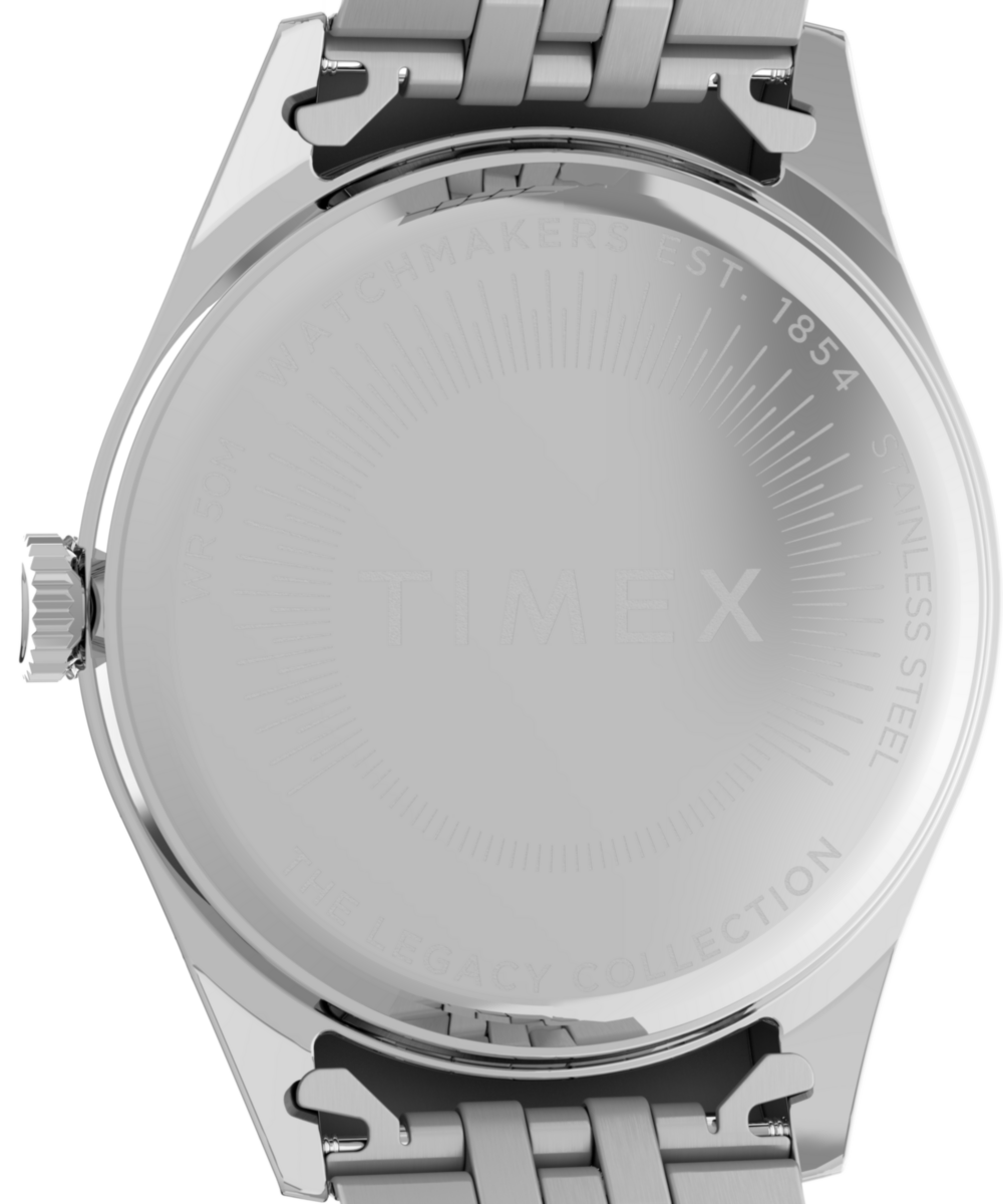 Heritage Timex Legacy Day and Date 36mm Stainless Steel Bracelet Watch