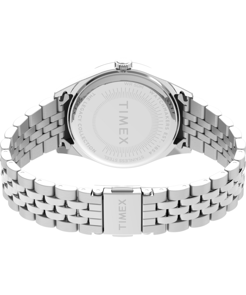 Heritage Timex Legacy Day and Date 36mm Stainless Steel Bracelet Watch