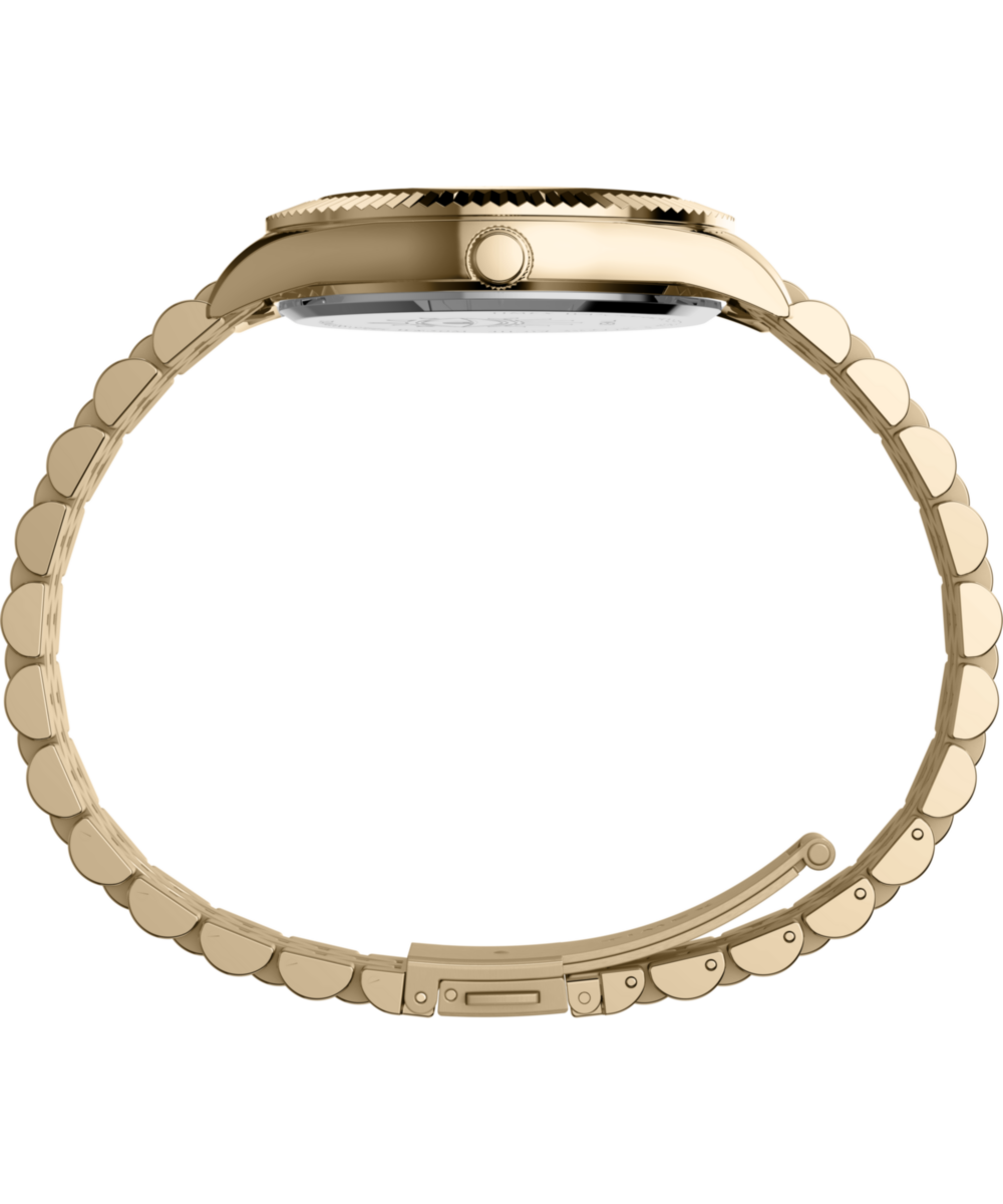 Heritage Timex Legacy x Jacquie Aiche Gold Sunray Dial with Tribe Eye 36mm Watch