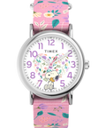 Heritage Peanuts x Timex Weekender In Bloom 38mm Fabric Strap Watch