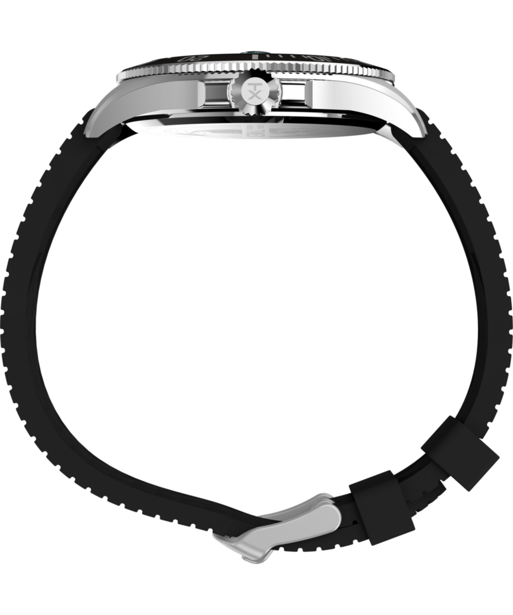 Heritage Harborside Coast 44mm Synthetic Rubber Strap Watch