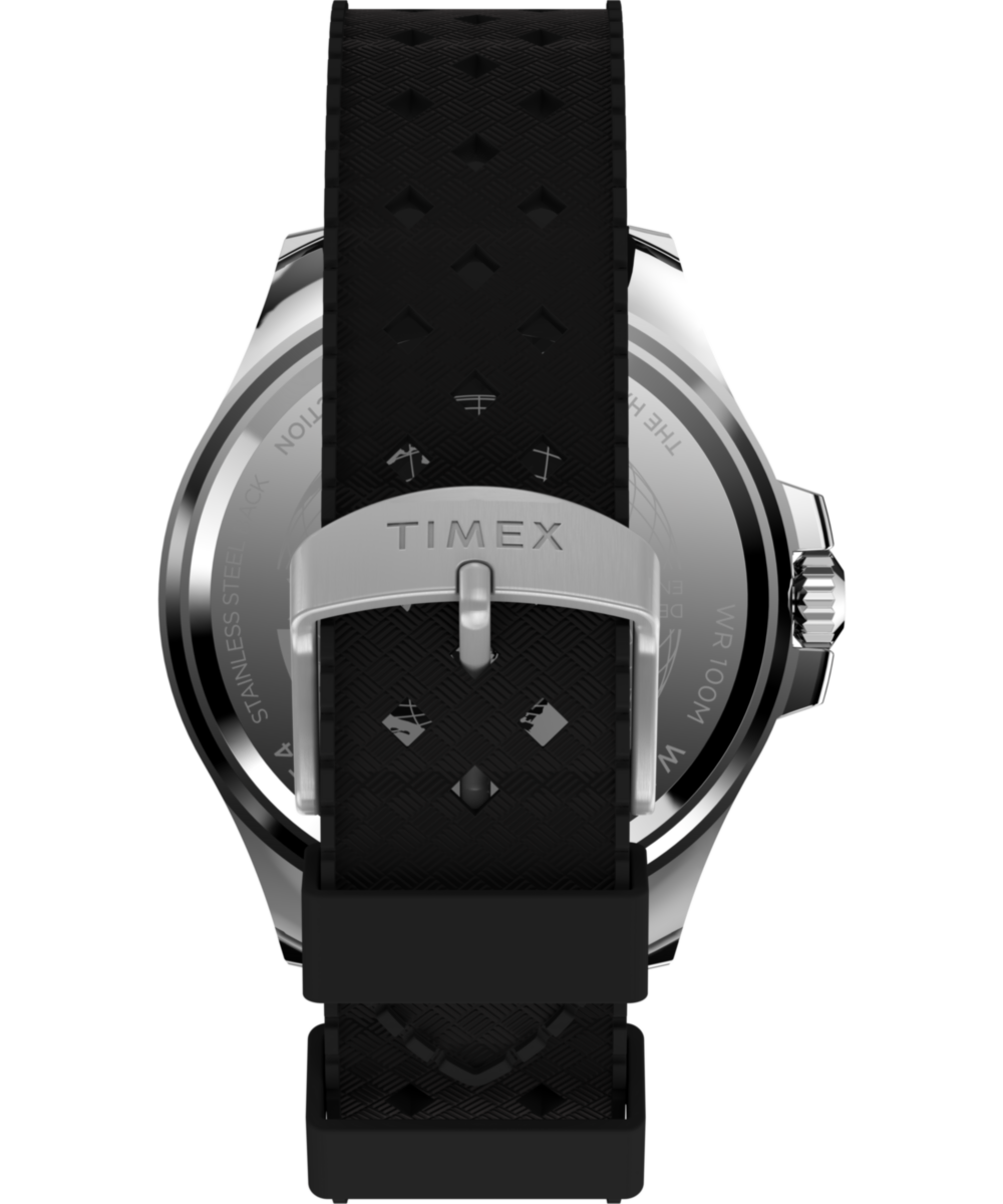 Heritage Harborside Coast 44mm Synthetic Rubber Strap Watch