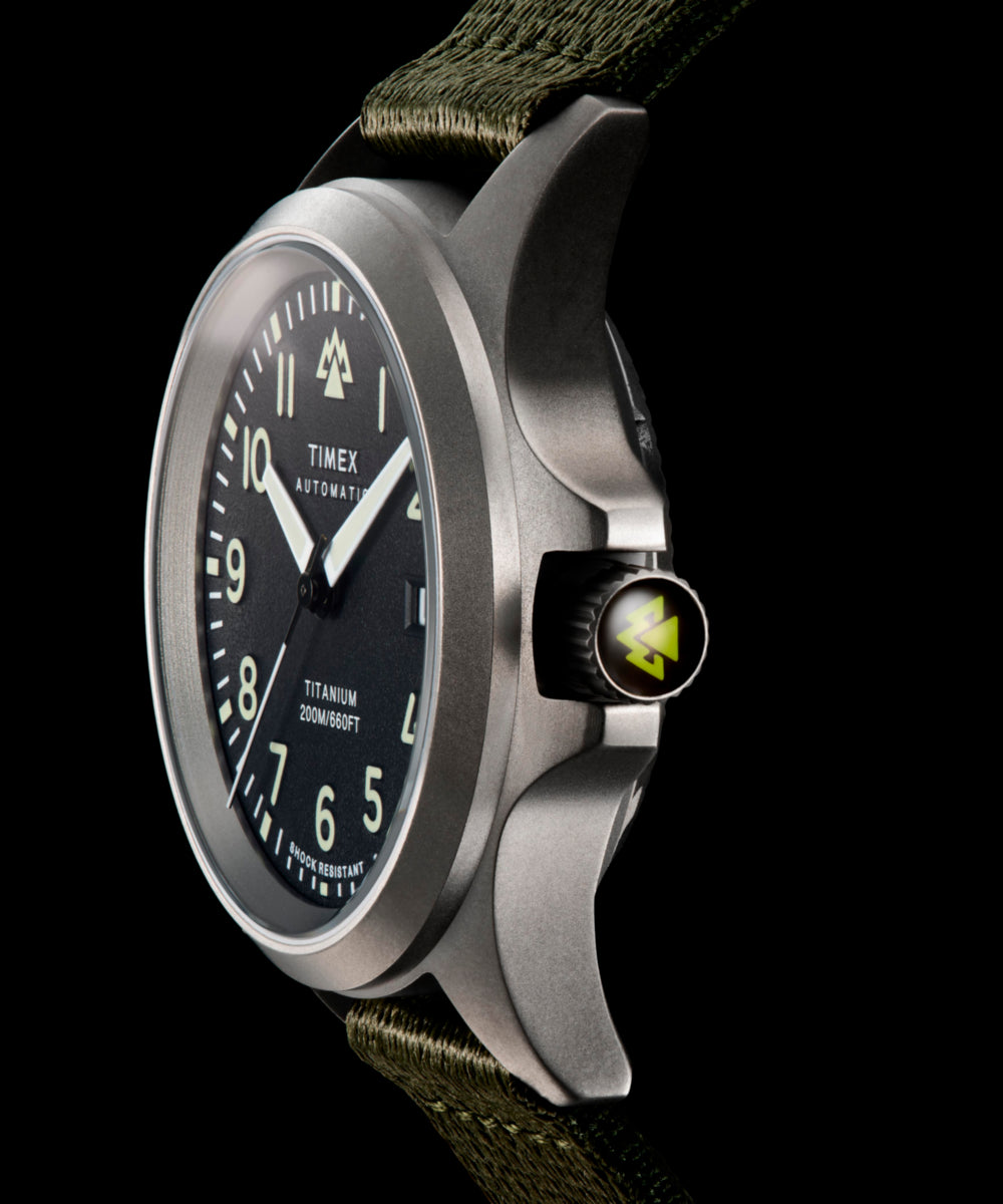 Heritage Expedition Field Post Titanium Automatic 41mm Recycled Fabric Strap Watch
