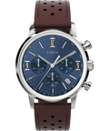 Heritage Marlin Chronograph Tachymeter 40mm Leather Strap Watch
