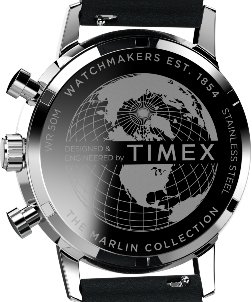 Heritage Marlin Chronograph Tachymeter 40mm Leather Strap Watch